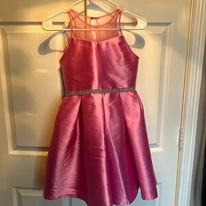 Dillards girls pink party dress size 12